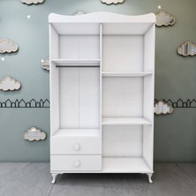 Garaj Home Yıldız 4 Kapaklı Dolap - Beyaz