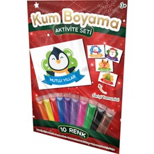 Kumbo Kum Boyama Penguen Yılbaşı Özel Kum Boyama Aktivite Seti