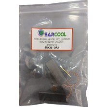 Sarcool Yaylı Kömür 5*12,5*32 mm 2 Adet