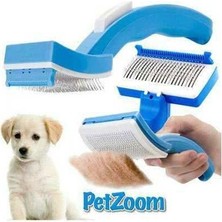 Matesstore Petzoom Tüy Toplayıcı Tarak Kedi Köpek Tüy Kesme Tarağı Fırçası