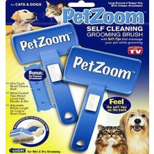 Matesstore Petzoom Tüy Toplayıcı Tarak Kedi Köpek Tüy Kesme Tarağı Fırçası