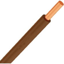 Öznur Kablo 10 mm Nya Kablo (50 Metre) Kahverengi