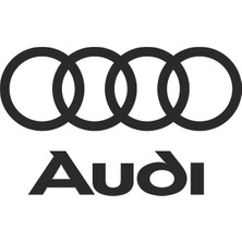 Sticker Fabrikası Audi Logo Sticker 00572