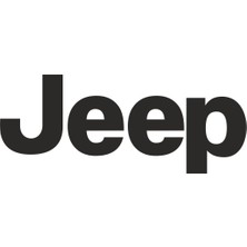 Sticker Fabrikası Jeep Logo Sticker 00597