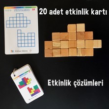 Atölye Adana Tetromino - Matematik Akıl Zeka Mantık Oyunu - Ahşap