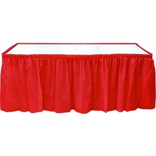 Festivall Roll Up Plastik Masa Eteği Kırmızı