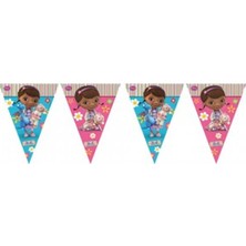 Festivall Doc Mcstuffins Üçgen Bayrak Set