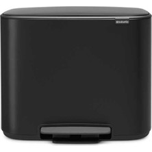 Brabantia Mat Siyah Pedallı Çöp Kutusu 36 lt