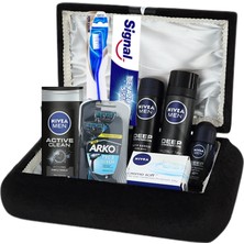 Nivea Erkek Bakım Seti-Damat Çeyiz Bohça Sandık Seti