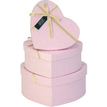 Bebeğimin İlk Partisi Kalp Şekilli Kutu Seti 3lü