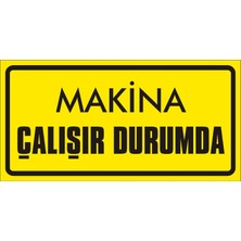 İzmir Serigrafi Makina Çalışır Durumda(Kendinden Yapışkanlı Etiket) 17 x 35 cm