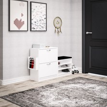 Decormet Trend Ayakkabı Dolabı Beyaz