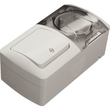 El-Bi Eva Vavien+Topraklı Priz Kombine