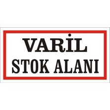 İzmir Serigrafi Varil Stok Alanı (Kendinden Yapışkanlı Etiket) 17 x 35 cm