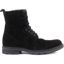 Saillaker’s Sail Lakers - Siyah Süet  Fermuarlı Erkek Bot