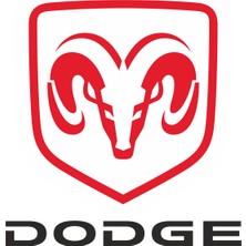 Sticker Fabrikası Dodge Logo Sticker 00590