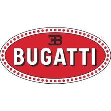 Sticker Fabrikası Bugatti Logo Sticker 00584