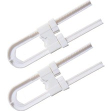 Vip Home Concept Çocuk Koruma Raylı Dolap ve Çekmece Kilidi 6 Adet Bebek Güvenlik