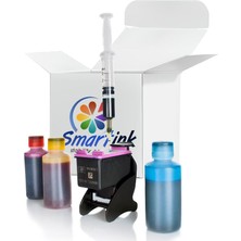 Smartink Hp 650 Renkli Kartuş Dolum Seti