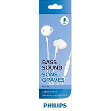 Philips TAUE101WT/27 Kulakiçi Mikrofonlu Kulaklık-Beyaz