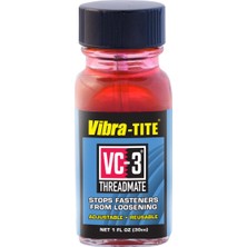 ND Industries Vibra-Tıte Vc-3 Threadmate Vida,civata Sabitleyici, Fırça Kapak Aplikatörlü 30 ml Şişe