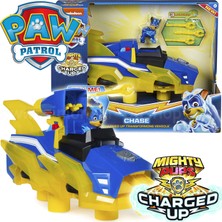 Paw Patrol Mighty Pups Charged Up Deluxe Chase In Hovercraft Aracı Işıklı ve Sesli