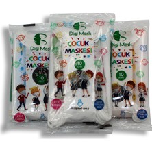 Desenli Çocuk Cerrahi Maskesi 30 Adet