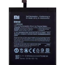 Kvy Xiaomi Mi Note 2 (BM48) Uyumlu Batarya Pil 4070 mAh