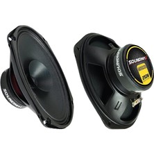 Soundmax SX-M69XH 250WATT 100RMS Oval 6x9 Midrange 2 Adet