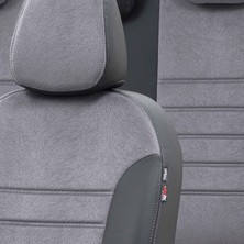 Otom Mercedes Citan 2012-2013 Özel Üretim Koltuk Kılıfı London Design Füme - Siyah