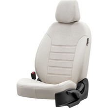 Otom Seat Alhambra 1996-2010 Özel Üretim Koltuk Kılıfı London Design Fildişi