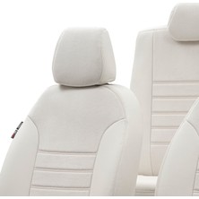 Otom Seat Alhambra 1996-2010 Özel Üretim Koltuk Kılıfı London Design Fildişi