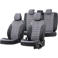 Otom Seat Cordoba 2003-2009 Özel Üretim Koltuk Kılıfı London Design Füme - Siyah