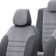 Otom Seat Cordoba 2003-2009 Özel Üretim Koltuk Kılıfı London Design Füme - Siyah