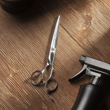 Kassai F8-60 Paslanmaz Çelik Saç Kesme Kesim Makası Kuaför Makası Saç Sakal Bıyık Kesim Makası Pro