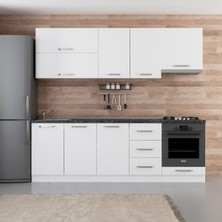 Minar 240 Cm Mutfak Dolabı Beyaz 240-B6