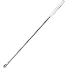 ISOLAB Spatül - Paslanmaz Çelik - Mikro Kaşıklı - 210 mm - (1 Adet)