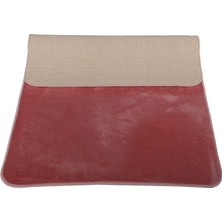 Bonny Home 3'lü Unicolor Pembe Kaymaz Taban Banyo Paspası & Halısı Seti