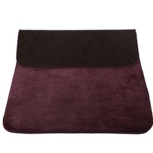 Bonny Home 3'lü Unicolor Mürdüm Kaymaz Taban Banyo Paspası & Halısı Seti