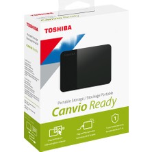 Toshiba Canvio Ready 1tb 2.5" USB 3.0 Taşınabilir Disk Siyah HDTP310EK3AA