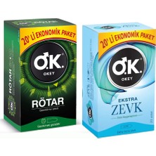 Okey Rötar 20'li + Ekstra Zevk 20'li
