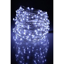 Pazariz 10 Metre Pilli Peri Led- Dekoratif LED Işık- Yılbaşı Aydınlatma Beyaz