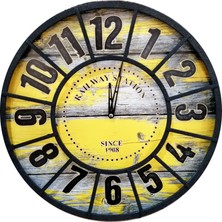 Galaxy Dekoratif Duvar Saati Siyah