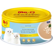 Me-O Delite Keçi Sütü & Ton Balık Ezme Yavru Kedi Konservesi 6 x 80 gr