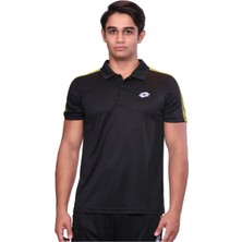 Lotto  Zkan Polo Erkek Siyah Polo Yaka Tişört (R8712)