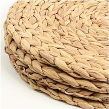 Gep Store 6'lı Hasır Amerikan Servis Örme Bambu Supla