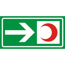 İzmir Serigrafi Revir (Sağ) (Kendinden Yapışkanlı Etiket) 17 x 35 cm