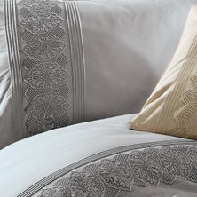 Nazik Home Rainbow Dantelli Pamuk Çift Kişilik Nevresim Takımı - 2 Adet Yüz Havlusu Hediyeli