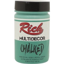 Rich Multi Decor Chalked 100 ml Royal Yeşil