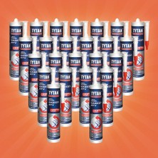 Gasket Rtv 100% Silikon 280 ml Kırmızı - Selena - 24 Adet